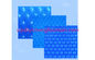 Крышка 300 Mic голубого PE пузыря системы управления бассейна раздувного солнечная - 500 Mic завод 