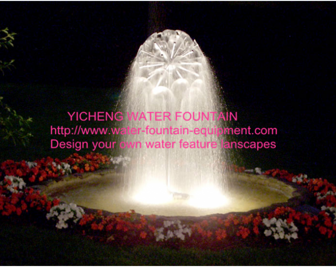 Латунные материальные сопла фонтана сферы одуванчика для на открытом воздухе Lanscape
