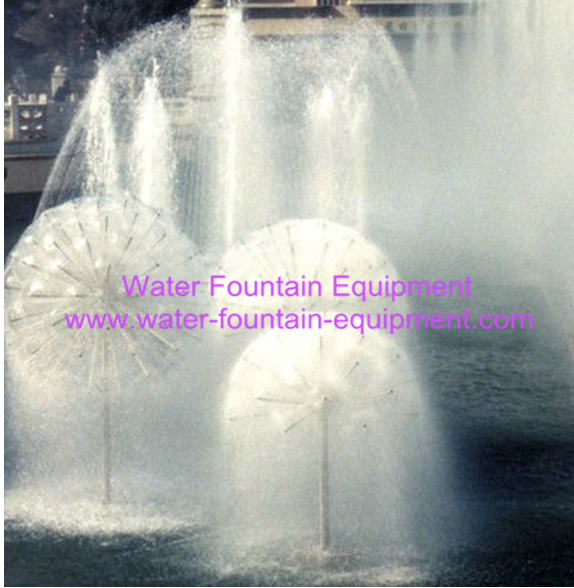 Сопла фонтана пруда сферы одуванчика 2 дюймов для особенностей воды