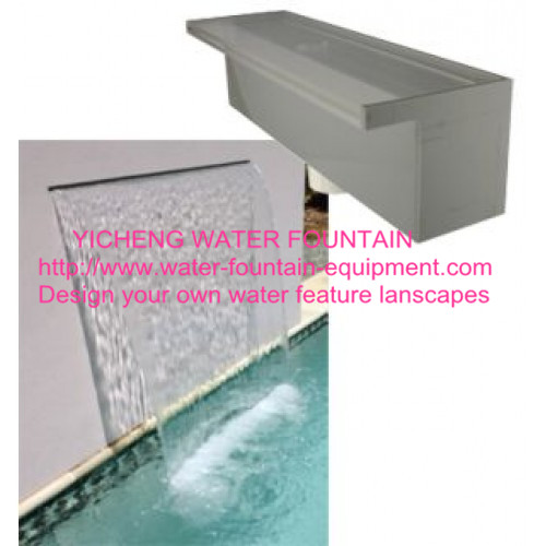 Прямоугольник небольшие наборы фонтана пруда сопла падения воды с или без света приведенного AC12v