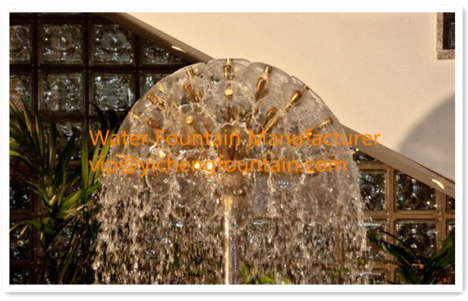 Сопла фонтана Кристл полусферы с латунью/материалом 1-1/2» - 3" Chrome