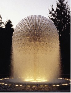 Нержавеющая сталь сопл фонтана хрустального шара/одуванчика для фонтанов сада